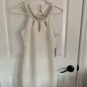 White formal dress